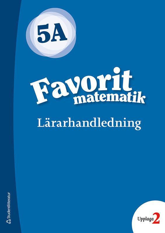 Favorit matematik 5A - Digital lärarlicens 12 mån - - Digibok