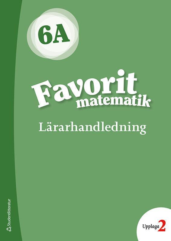 Favorit matematik 6A - Digital lärarlicens 12 mån - - Digibok