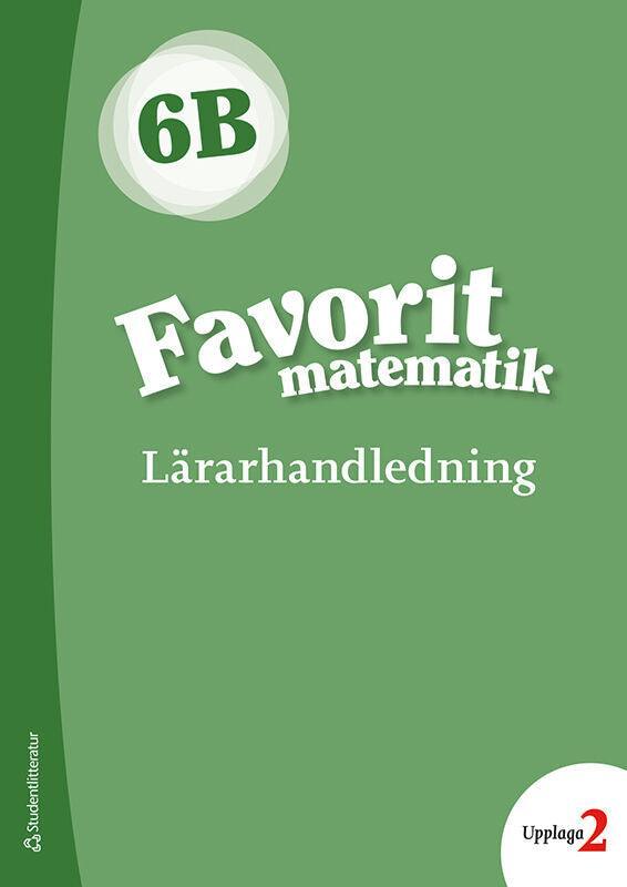 Favorit matematik 6B - Digital lärarlicens 12 mån - - Digibok