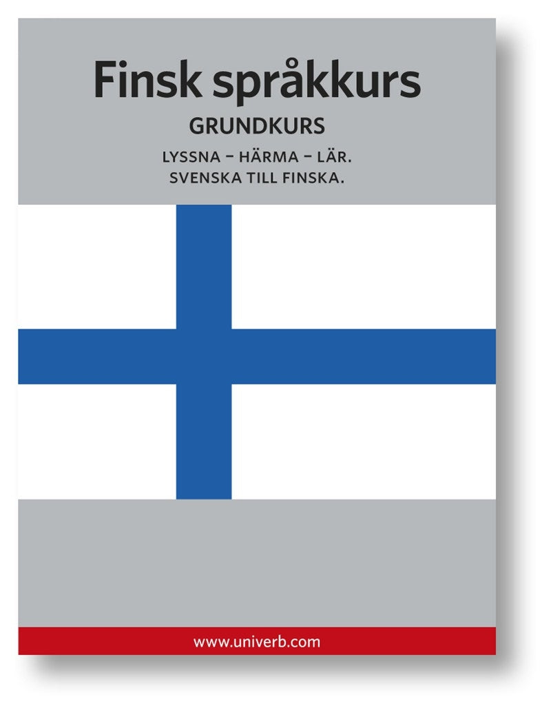 Finsk språkkurs – Ljudbok
