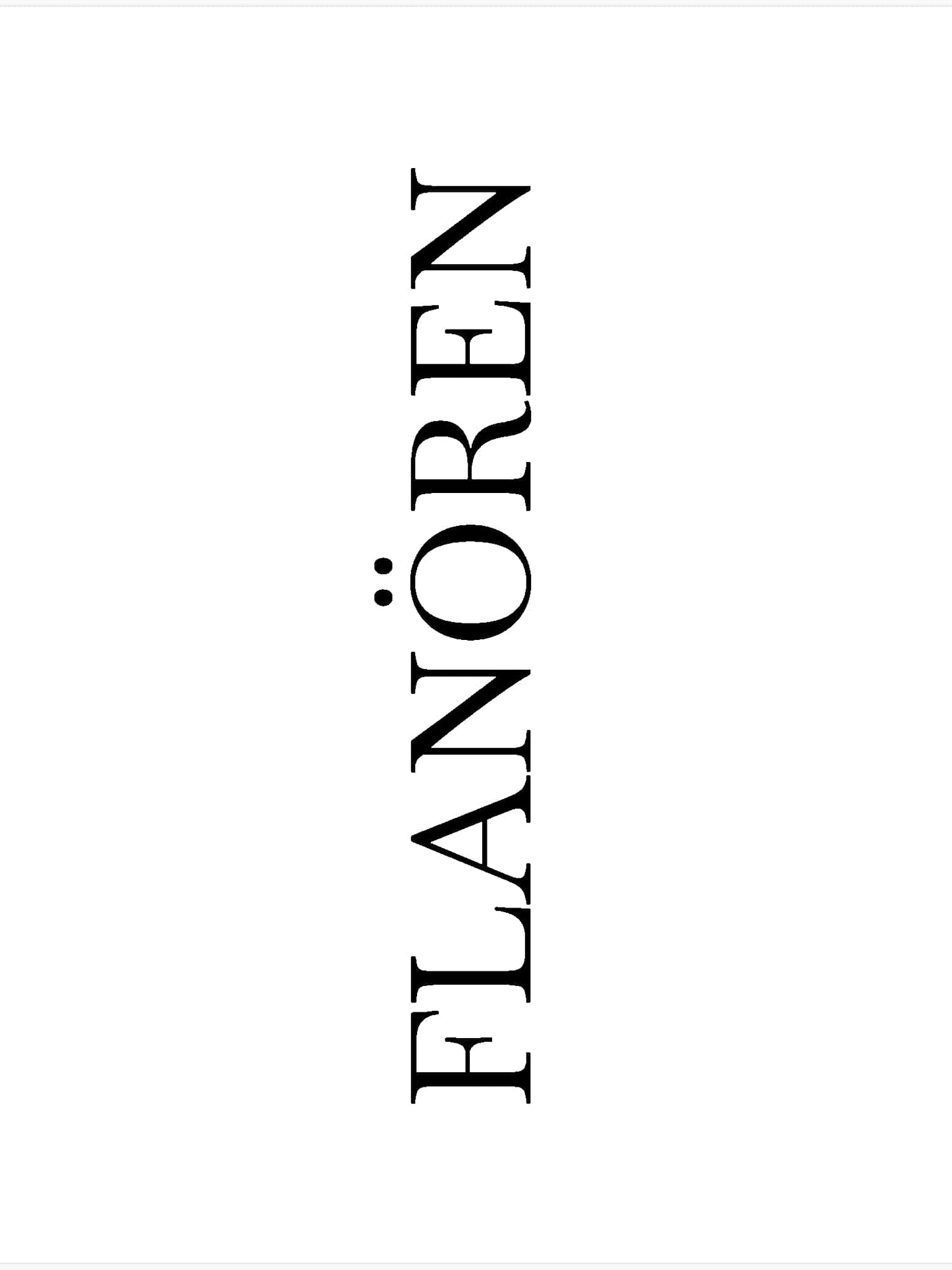 Flanören – E-bok