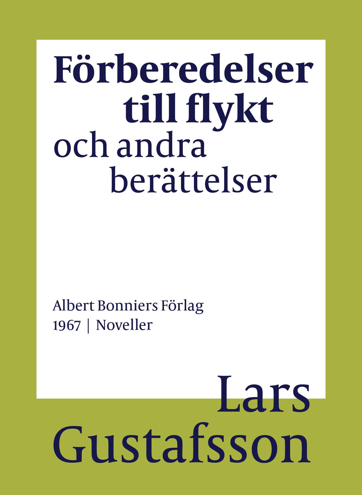 Förberedelser till flykt och andra berättelser – E-bok