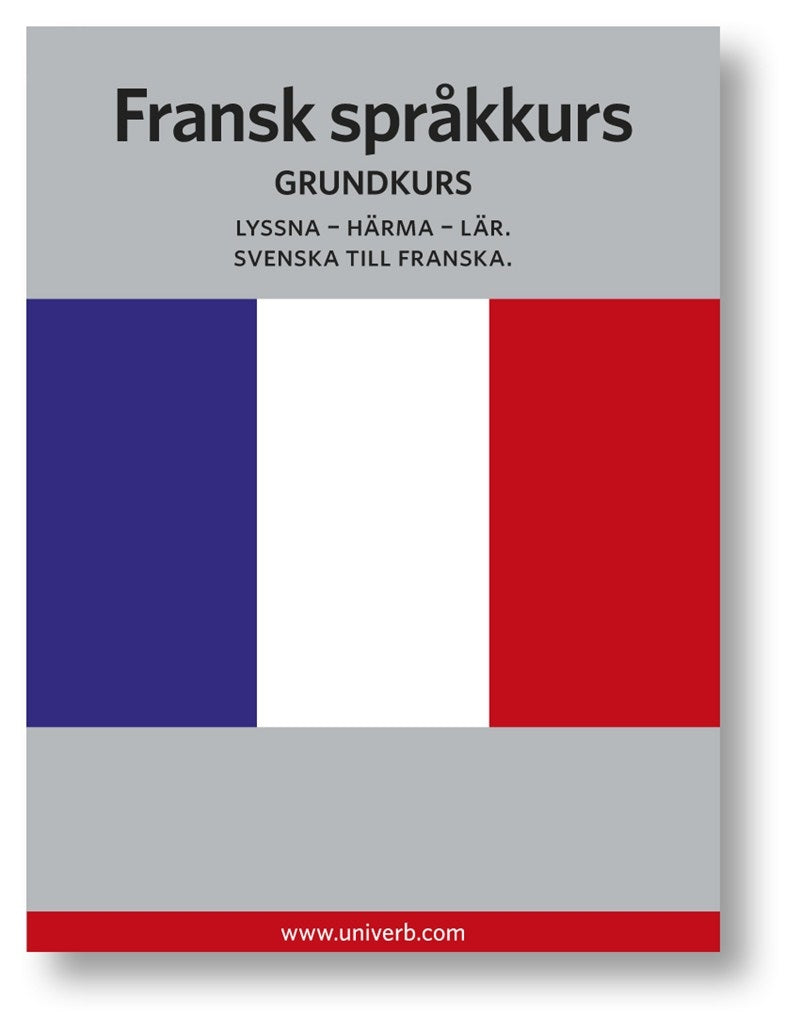 Fransk språkkurs – Ljudbok