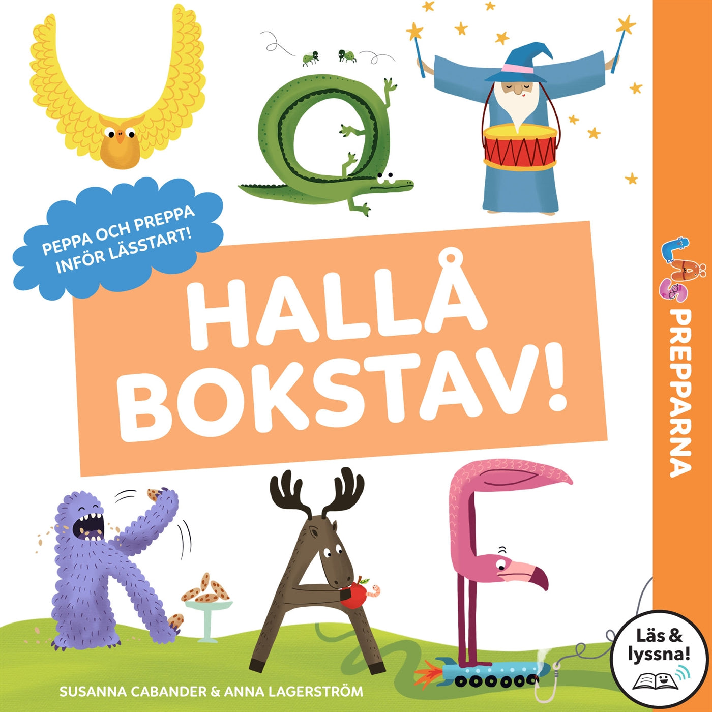 Hallå bokstav! (Läs & lyssna) – E-bok