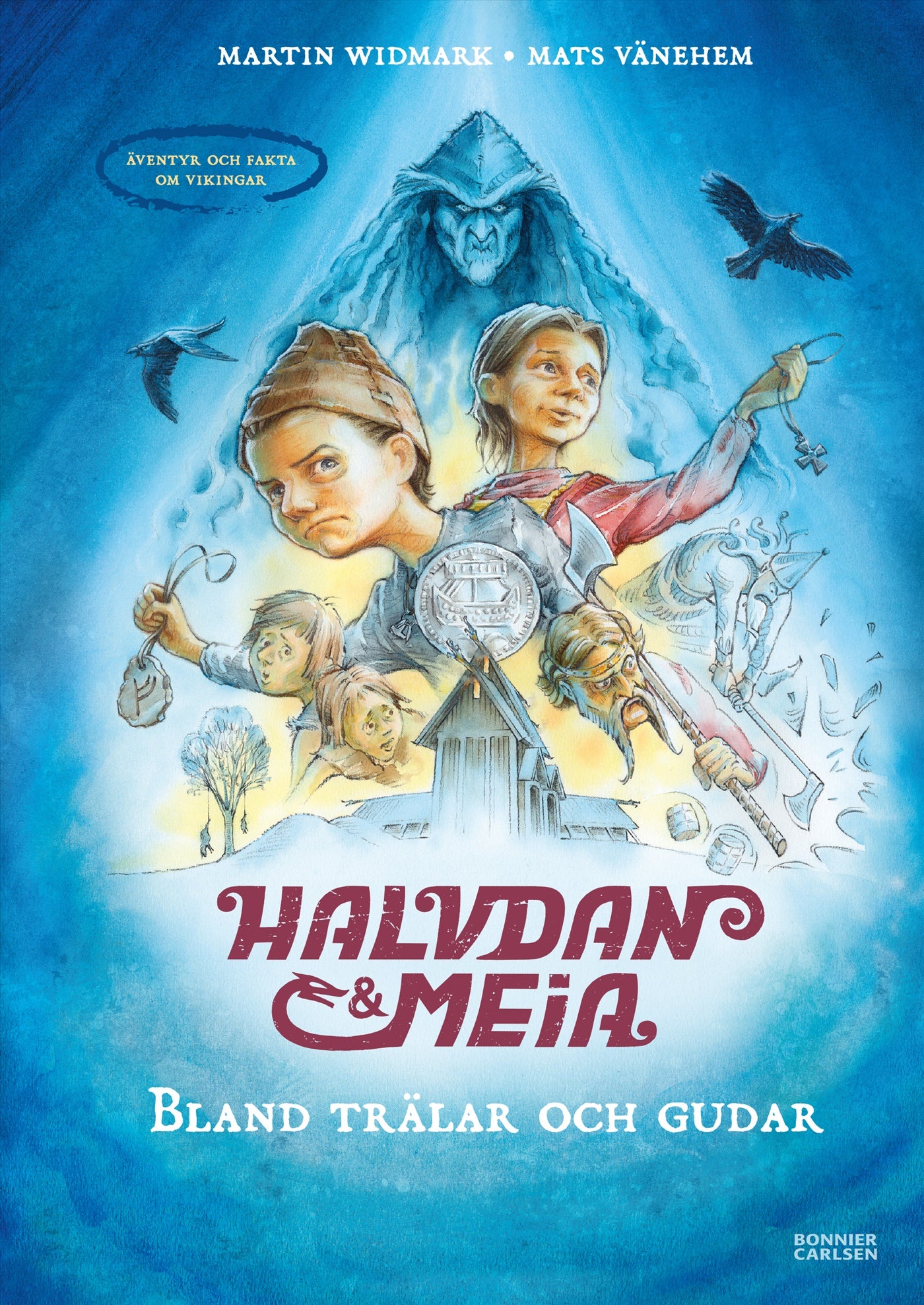 Halvdan och Meia. Bland trälar och gudar - äventyr och fakta om vikingar – E-bok