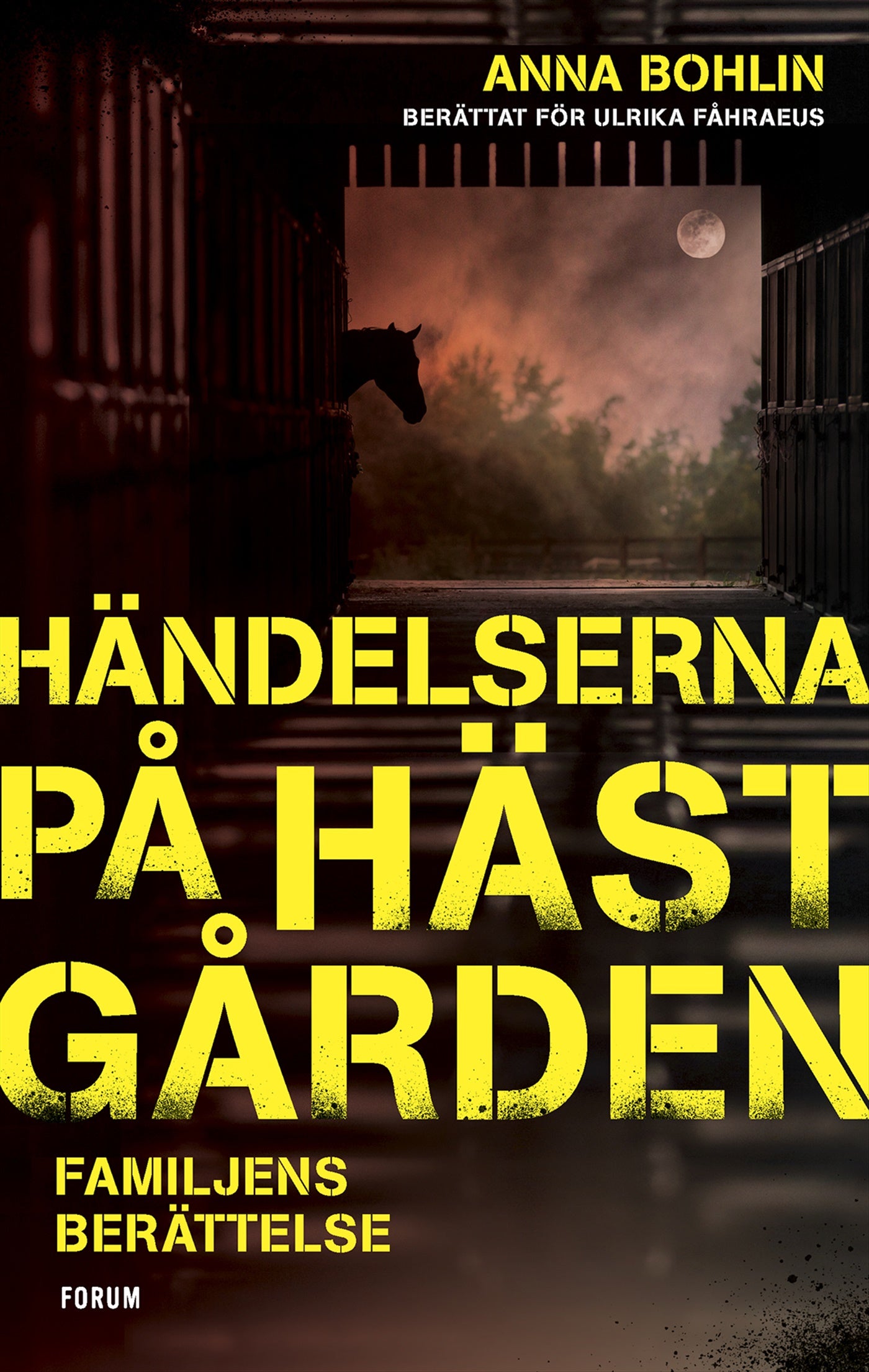 Händelserna på hästgården : familjens berättelse – E-bok