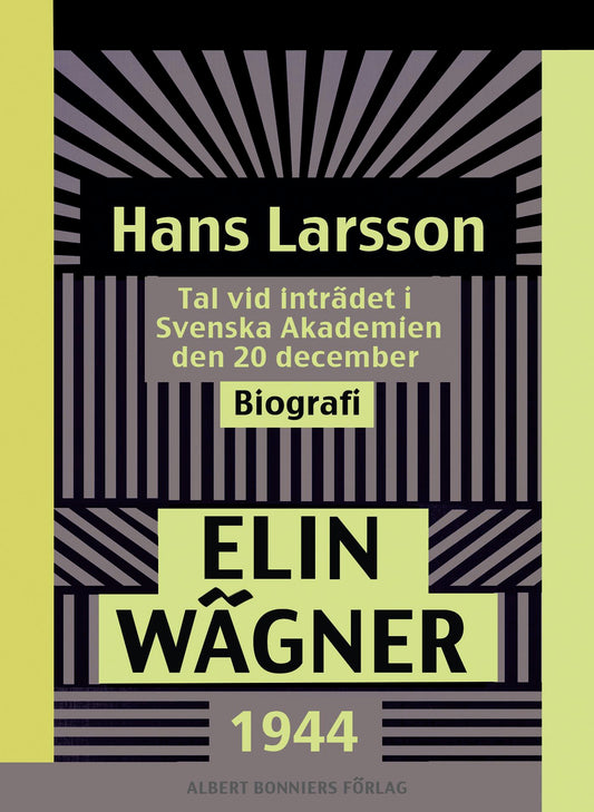 Hans Larsson : Tal vid inträdet i Svenska Akademien den 20 december 1944  – E-bok