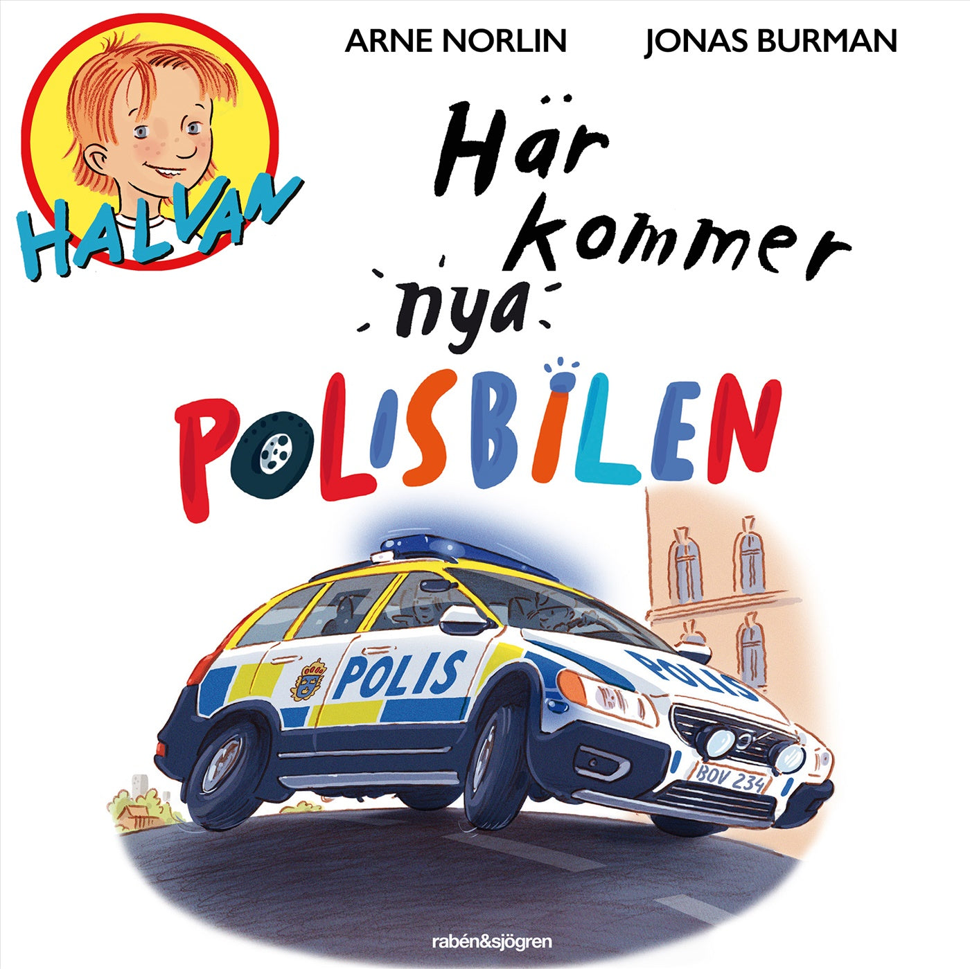 Här kommer nya polisbilen – Ljudbok