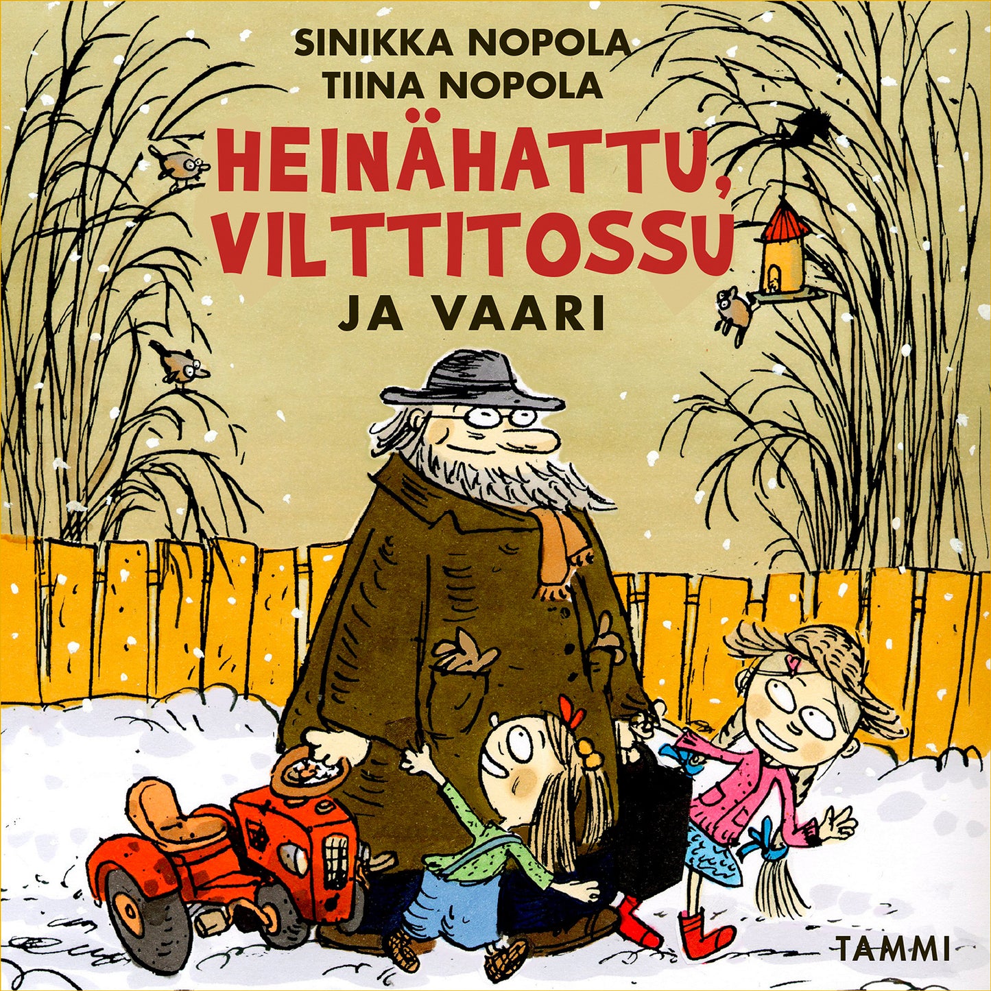 Heinähattu, Vilttitossu ja vaari – Ljudbok