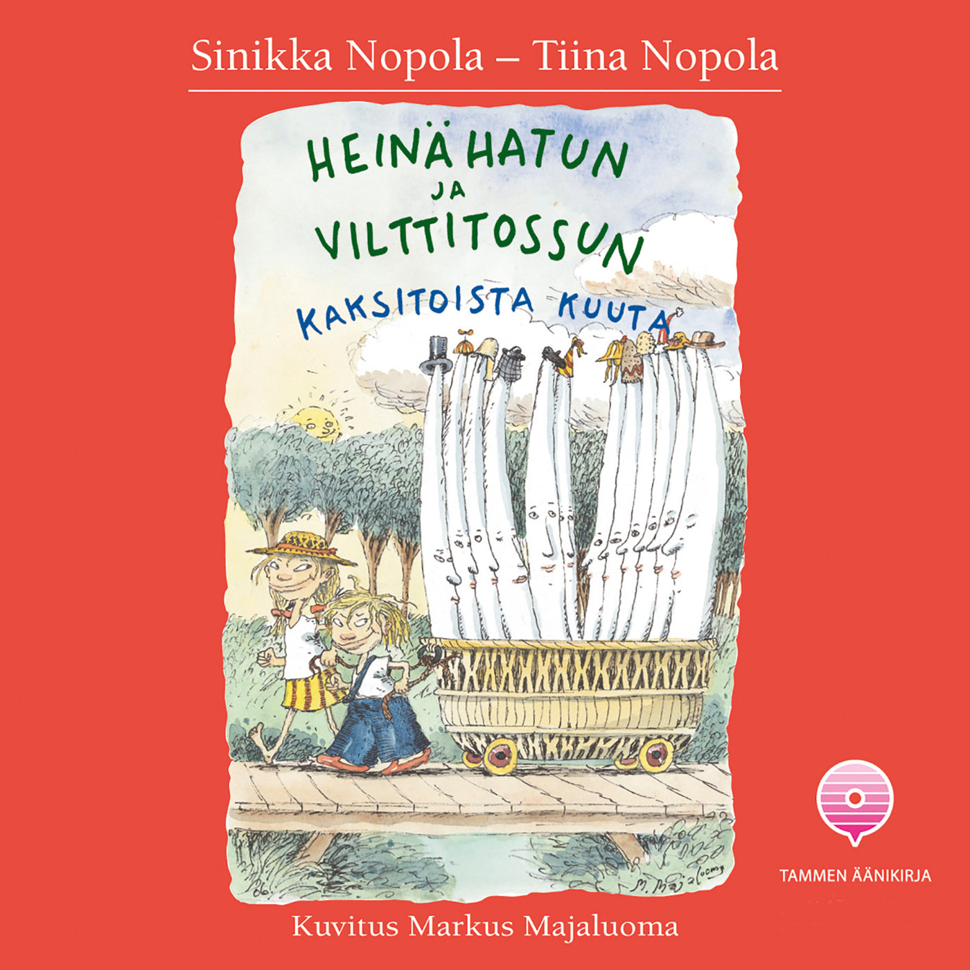 Heinähatun ja Vilttitossun kaksitoista kuuta – Ljudbok