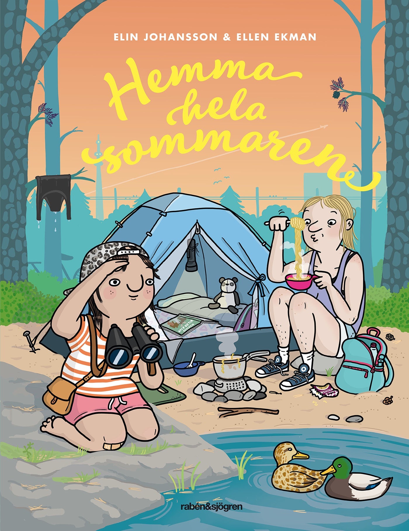 Hemma hela sommaren – E-bok