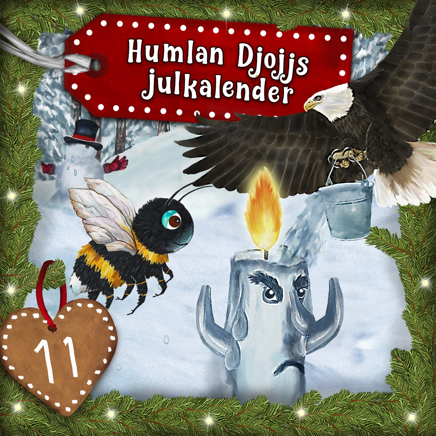 Humlan Djojjs Julkalender (Avsnitt 11) – Ljudbok