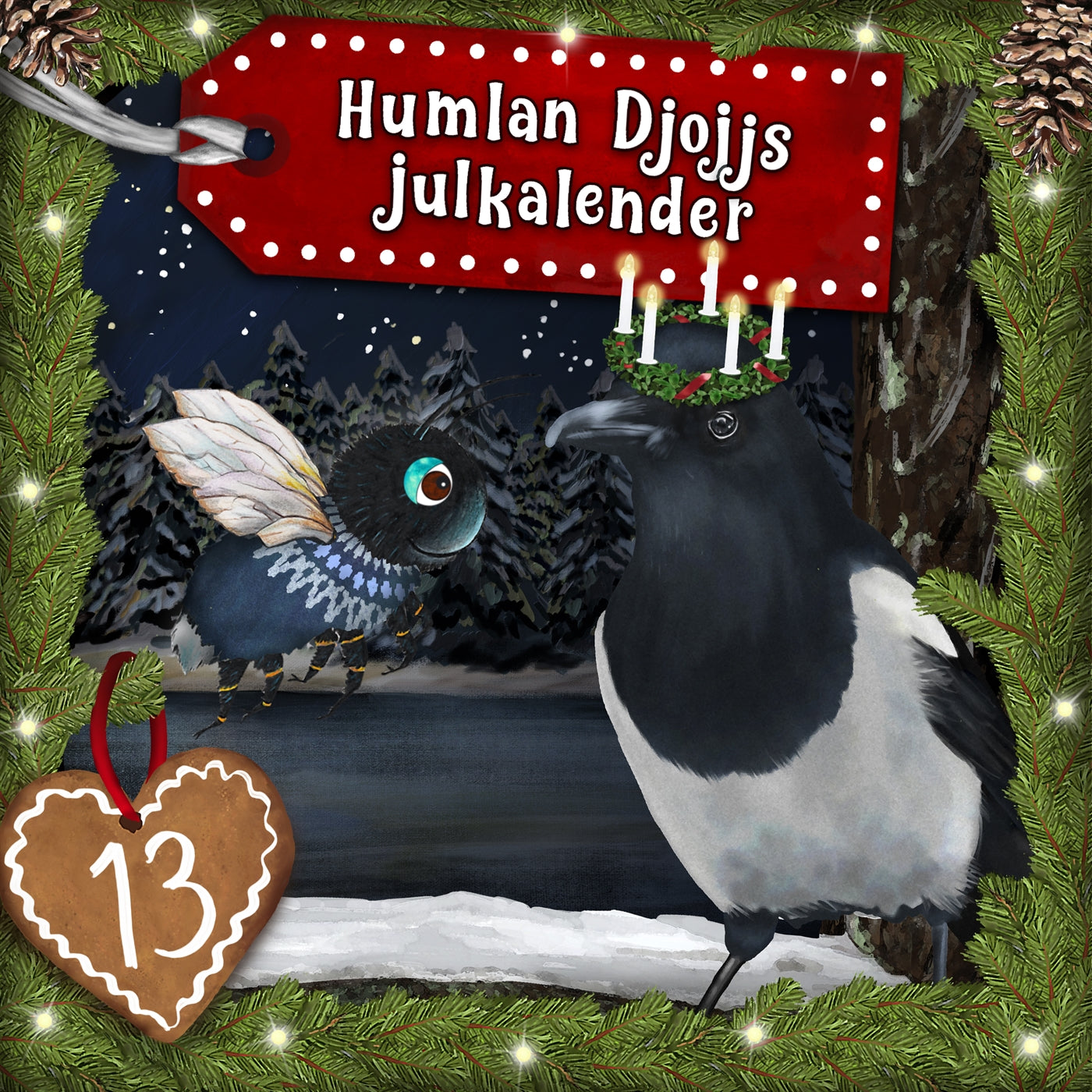Humlan Djojjs Julkalender (Avsnitt 13) – Ljudbok