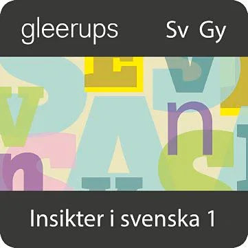 Insikter i svenska 1, digitalt läromedel, lärare, 12 mån (OBS! Endast för lärare)