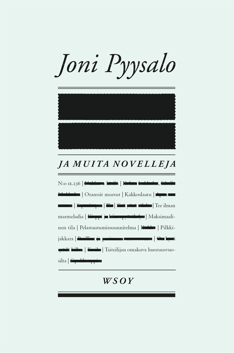 Ja muita novelleja – E-bok