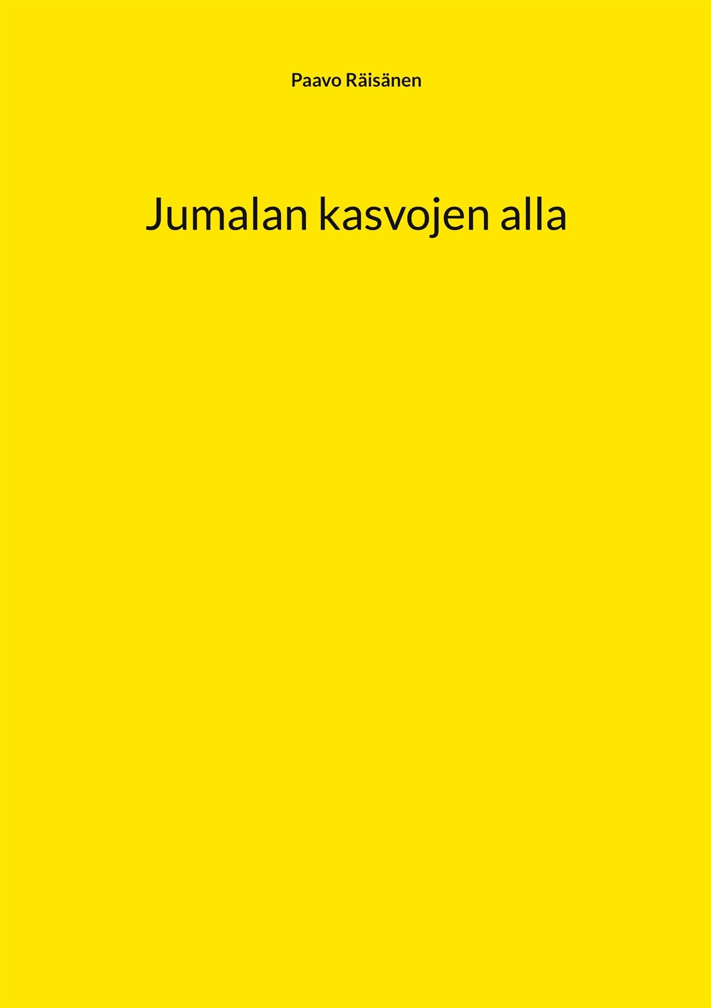 Jumalan kasvojen alla – E-bok