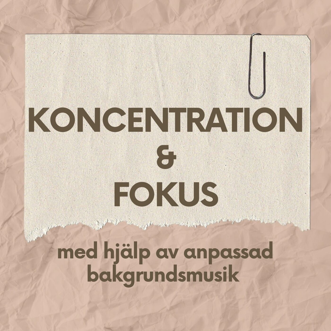 KONCENTRATION & FOKUS - med hjälp av anpassad bakgrundsmusik – Ljudbok