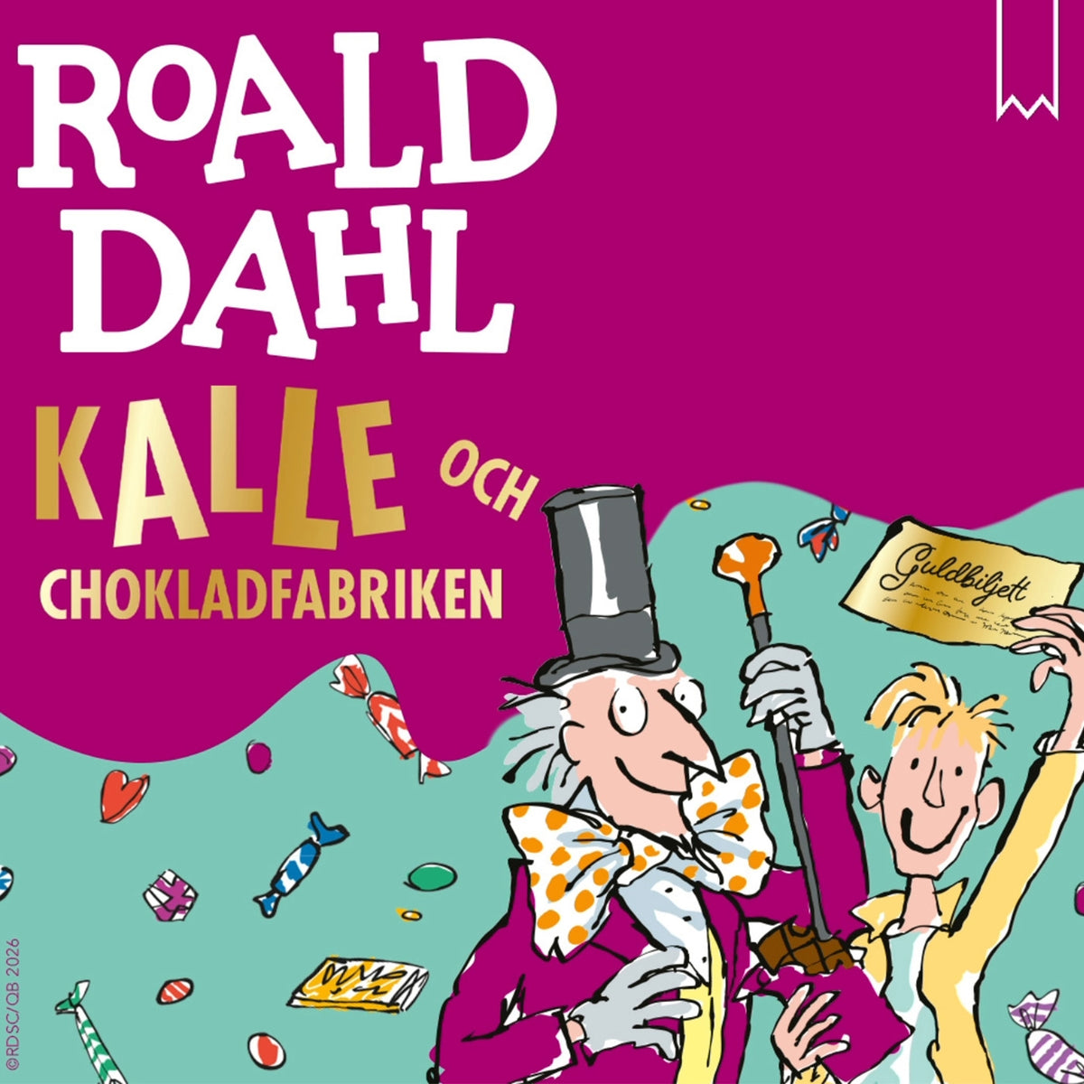Kalle och chokladfabriken – Ljudbok
