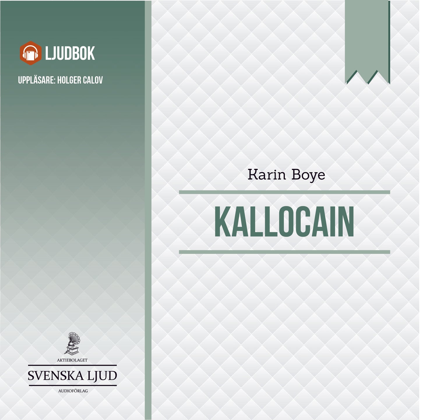 Kallocain – Ljudbok