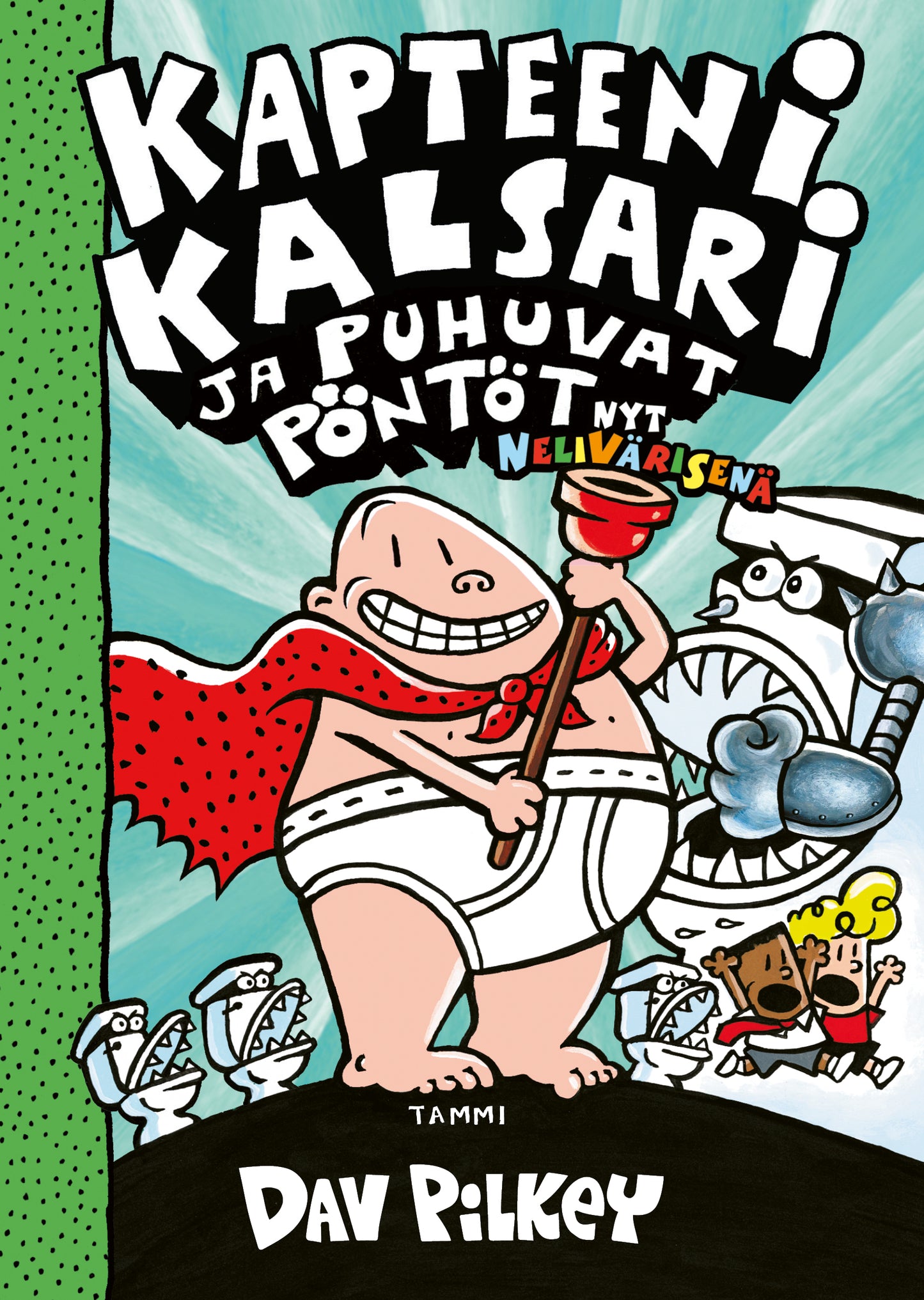 Kapteeni Kalsari ja puhuvat pöntöt (nelivärinen) – E-bok