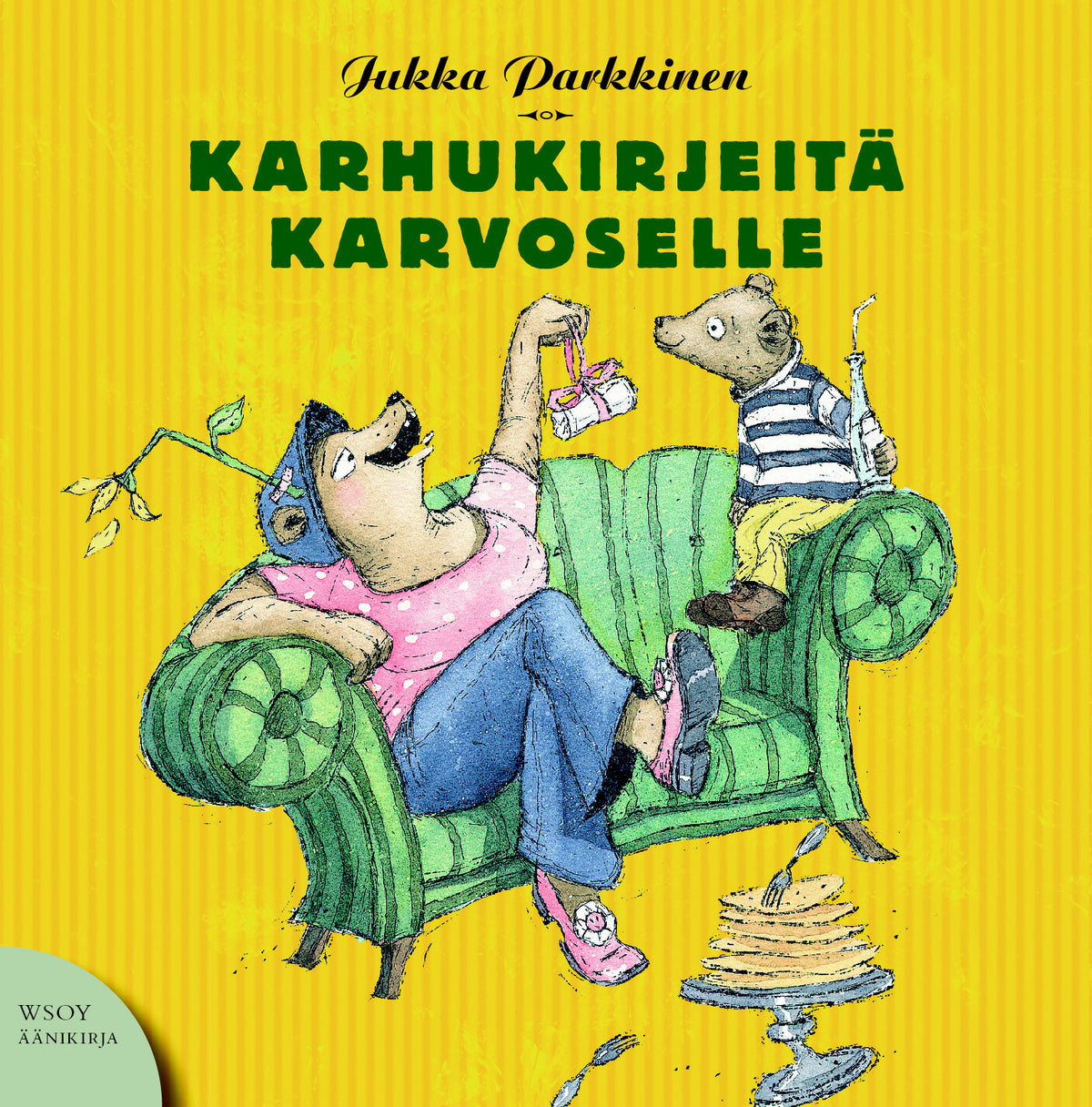 Karhukirjeitä Karvoselle – Ljudbok
