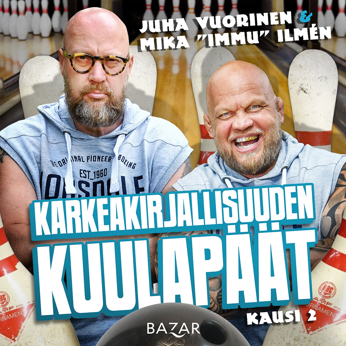 Karkeakirjallisuuden kuulapäät K2 – Ljudbok