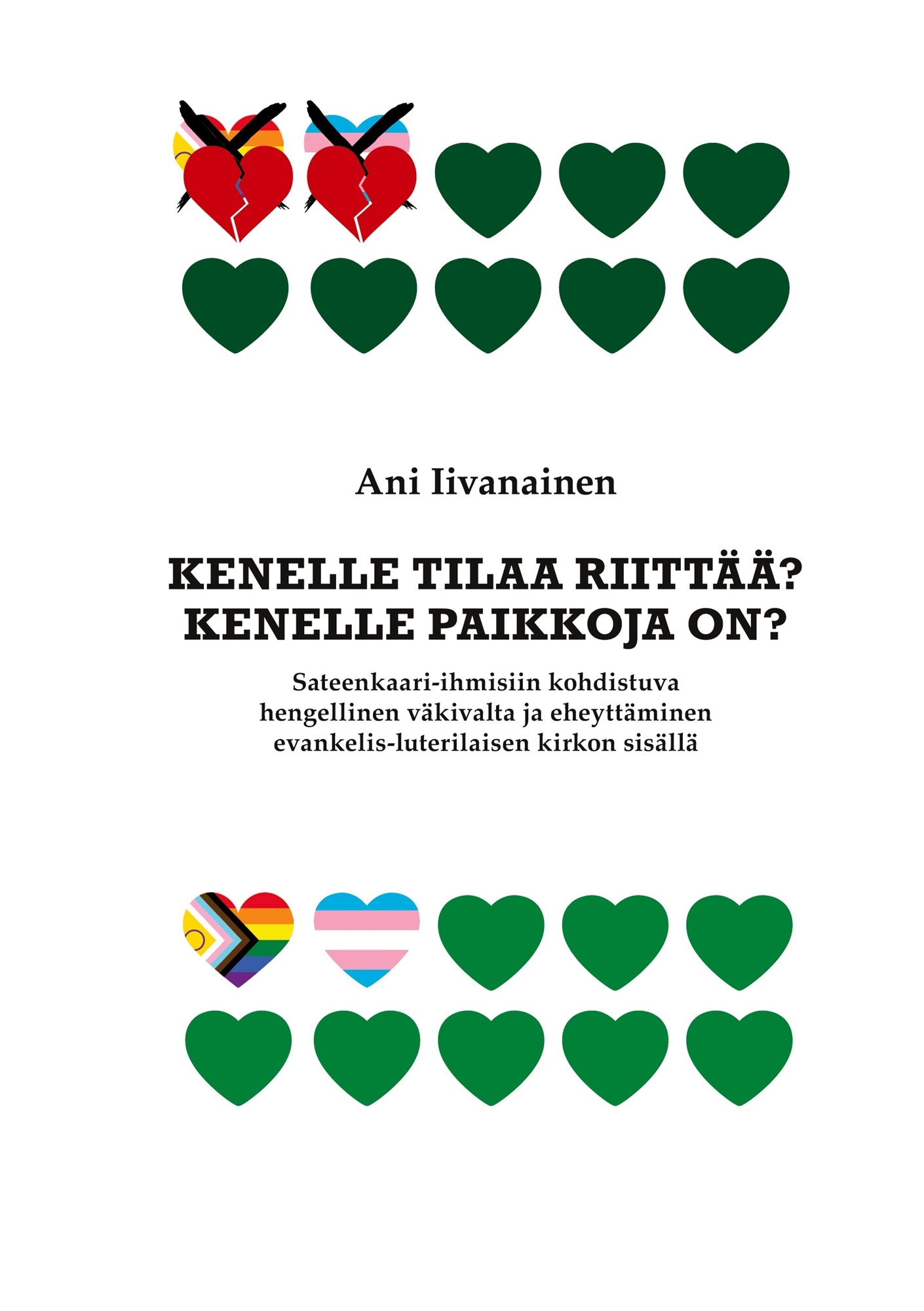 Kenelle tilaa riittää? Kenelle paikkoja on?: Sateenkaari-ihmisiin kohdistuva hengellinen väkivalta ja eheyttäminen evankelis-luterilaisen kirkon sisällä – E-bok