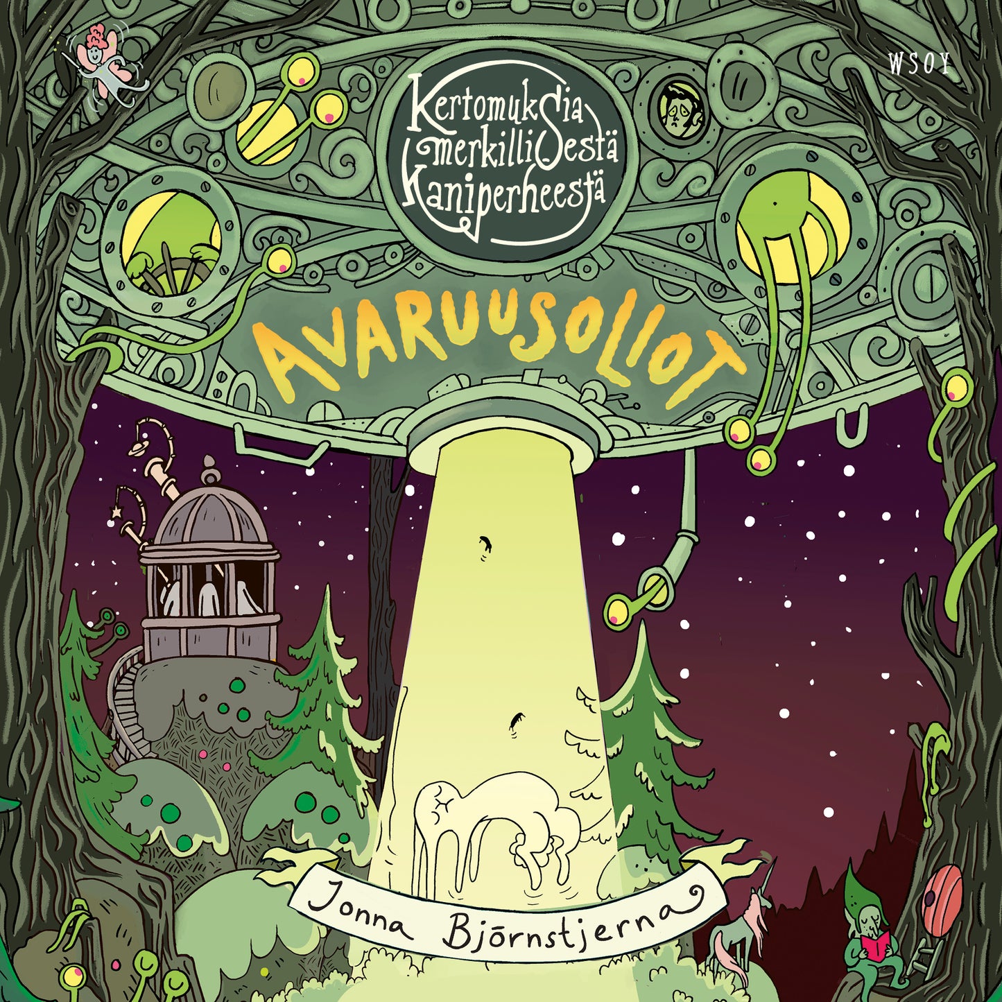 Kertomuksia merkillisestä kaniperheestä: Avaruusoliot – Ljudbok