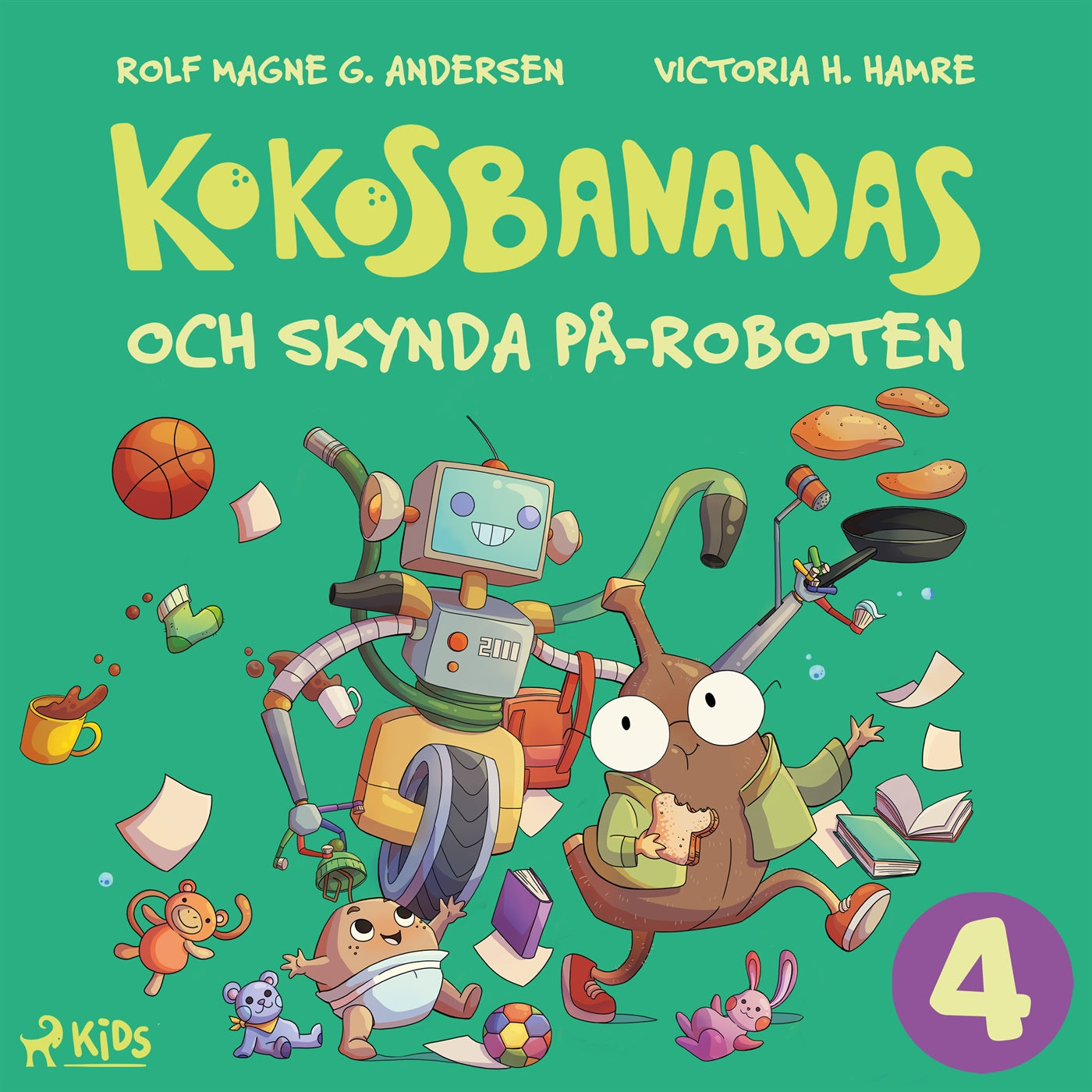 Kokosbananas och skynda på-roboten – Ljudbok