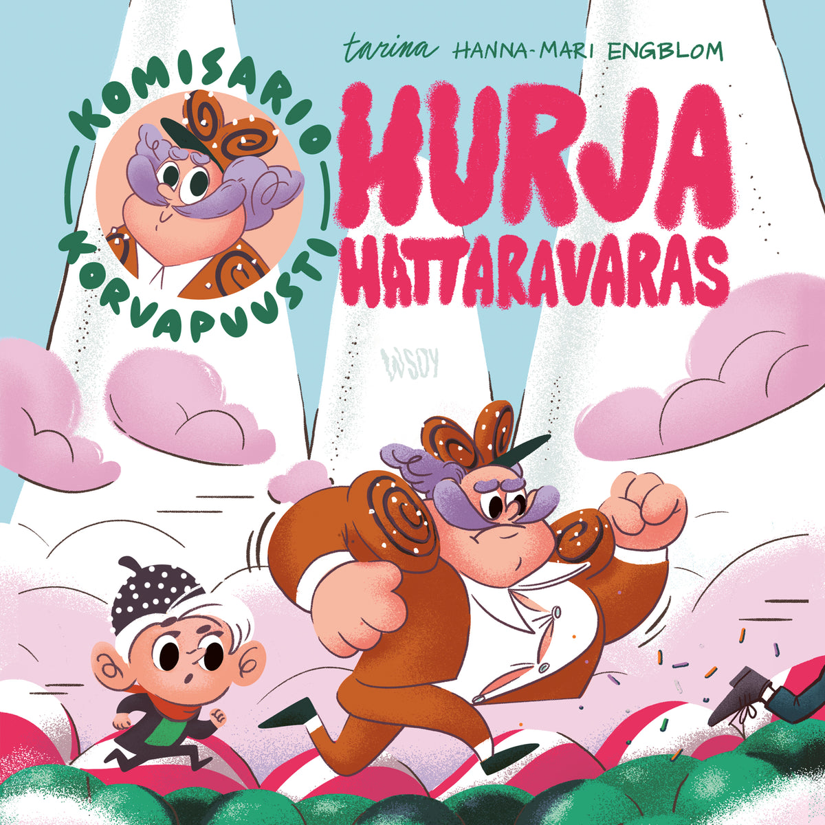 Komisario Korvapuusti: Hurja hattaravaras – Ljudbok