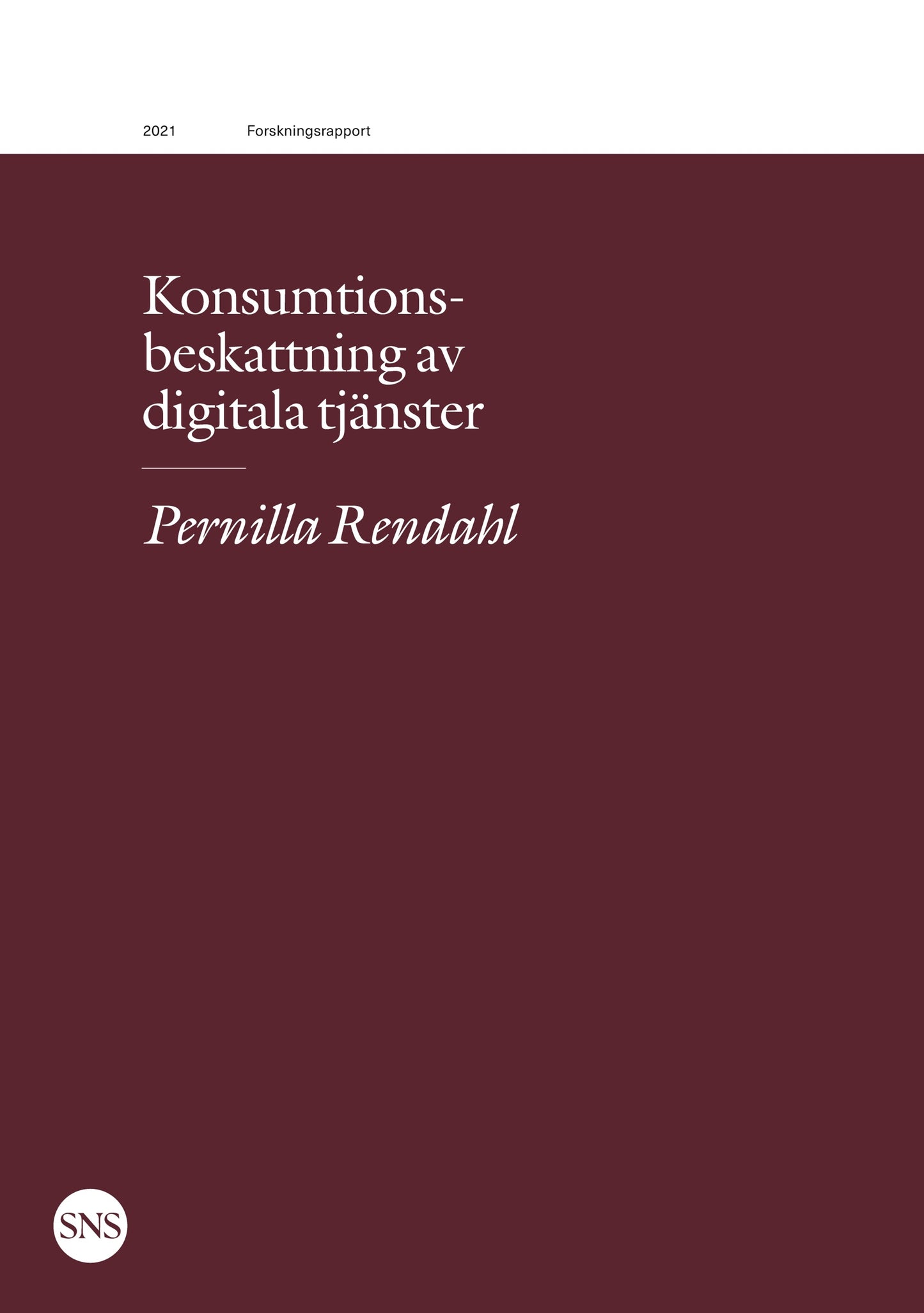 Konsumtionsbeskattning av digitala tjänster – E-bok