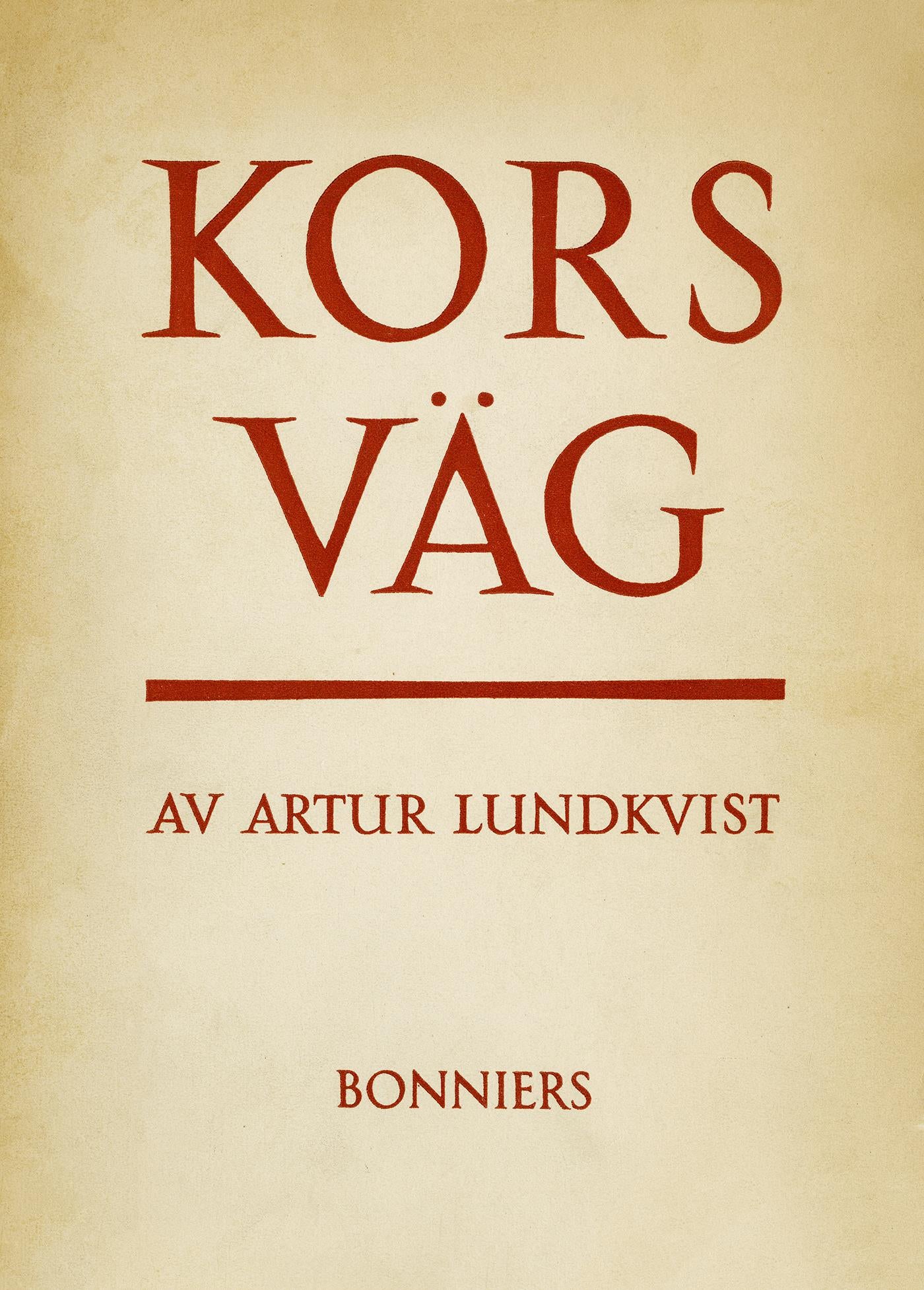 Korsväg – E-bok