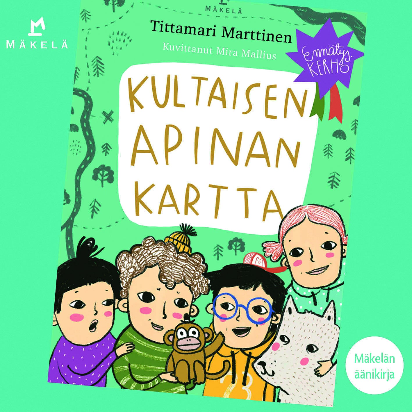Kultaisen apinan kartta – Ljudbok