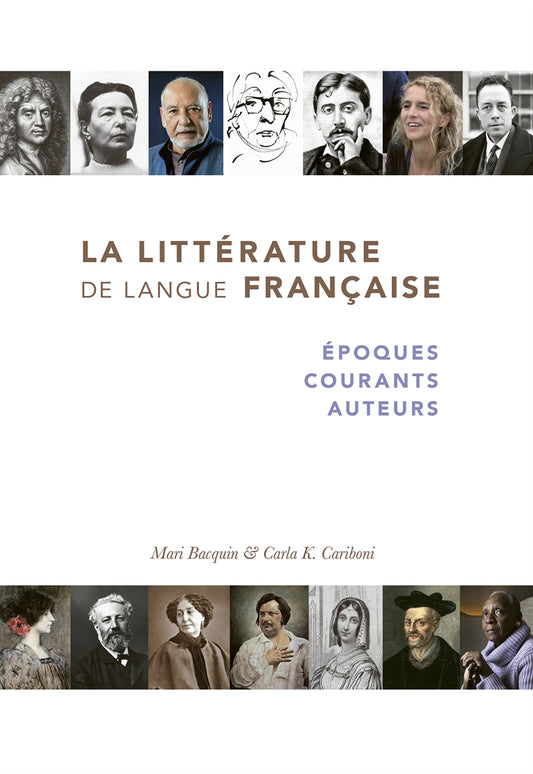 La littérature de langue française : époques, courants, auteurs – E-bok