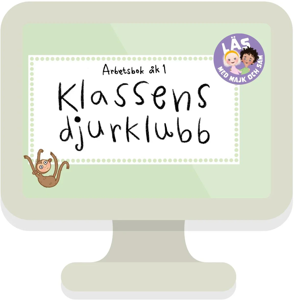 Läs med Majk och Sam 1, digitalt lärarmaterial, 12 mån (OBS! Endast för lärare)