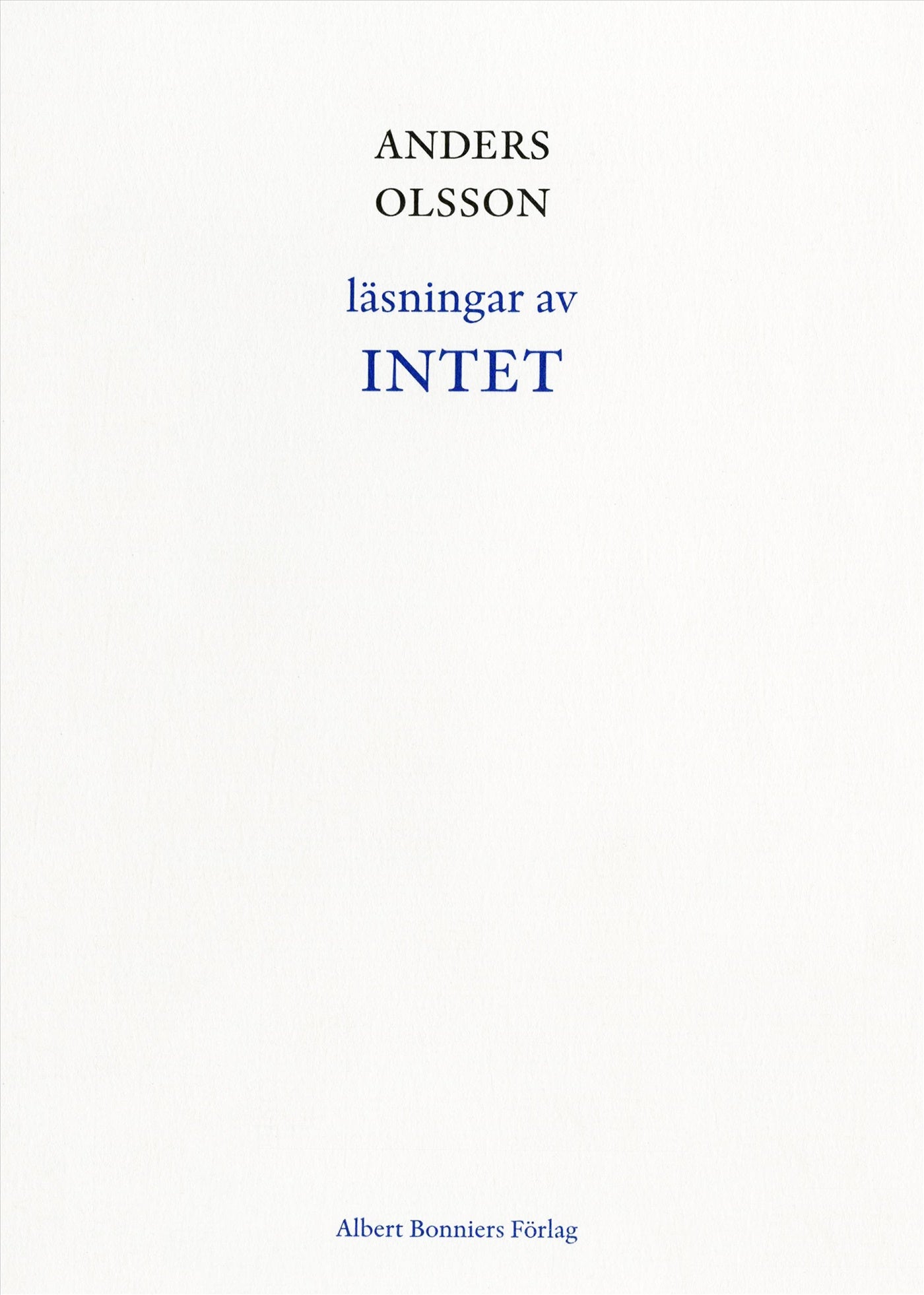 Läsningar av Intet – E-bok