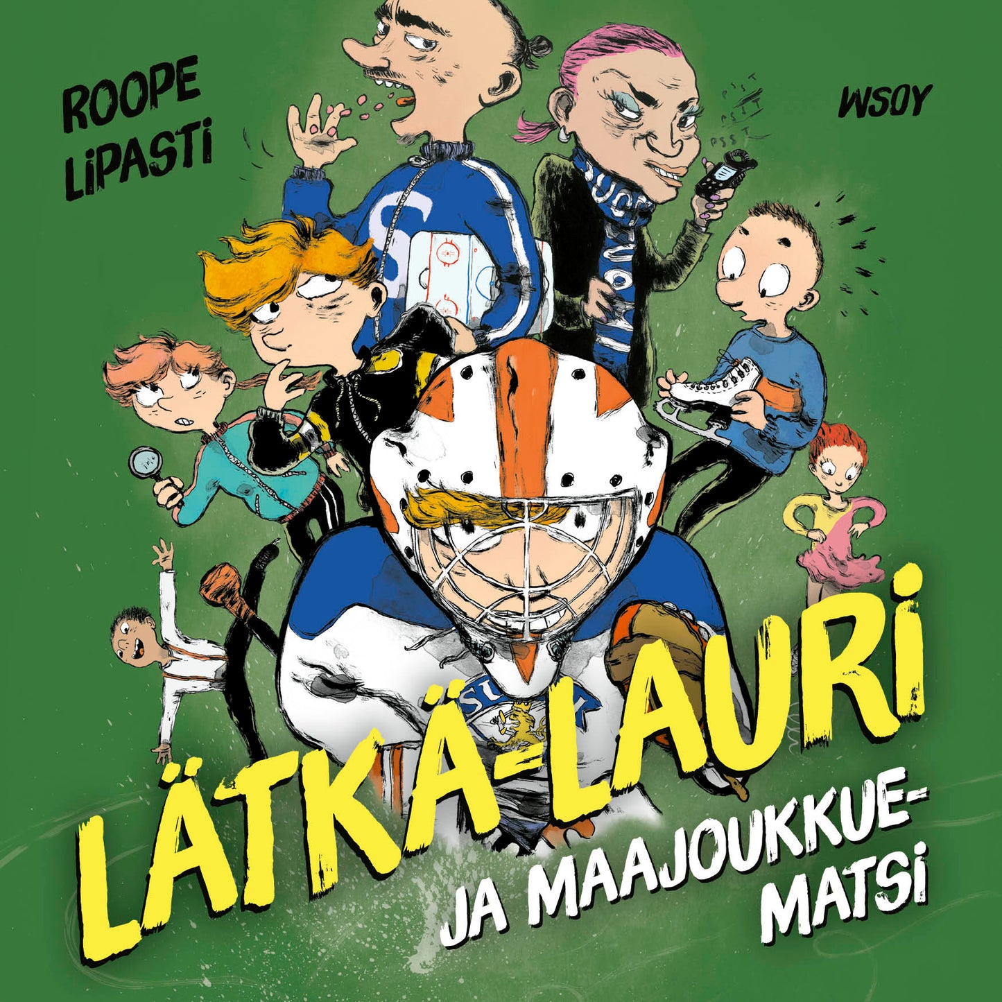 Lätkä-Lauri ja maajoukkuematsi – Ljudbok