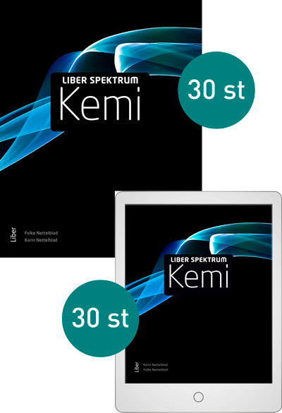 Liber Spektrum Kemi med Digital (elevlicens) Klasspaket 30 elever