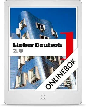 Lieber Deutsch 1 2.0 – Onlinebok för gymnasiet och vuxenutbildning 12 månader