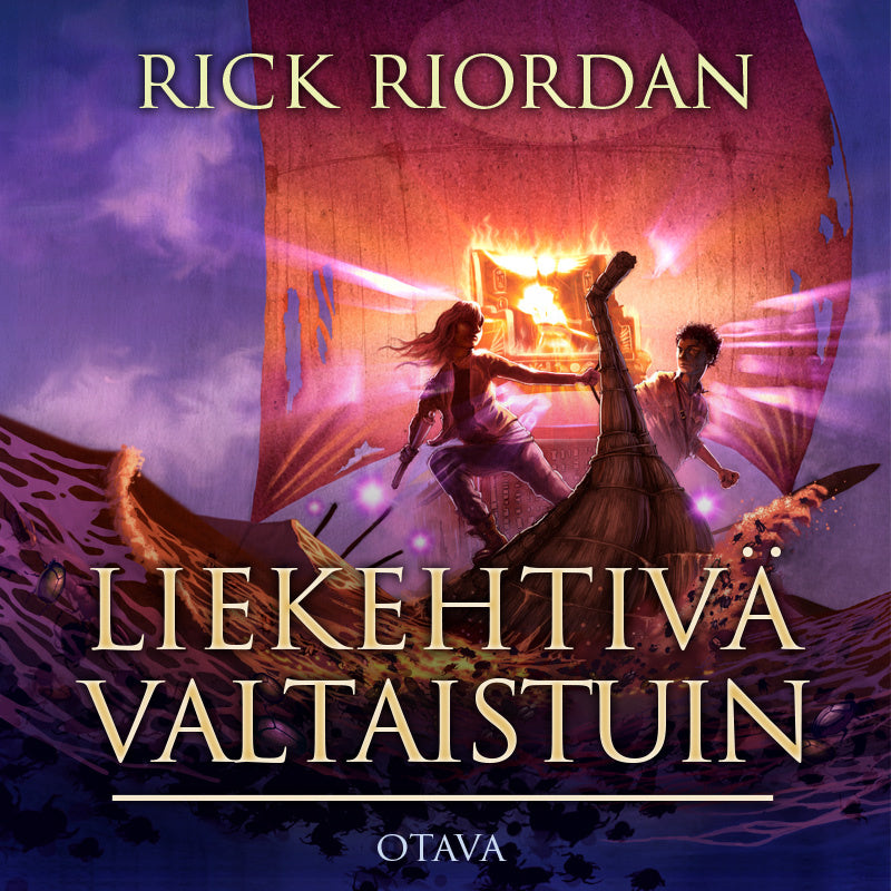Liekehtivä valtaistuin – Ljudbok