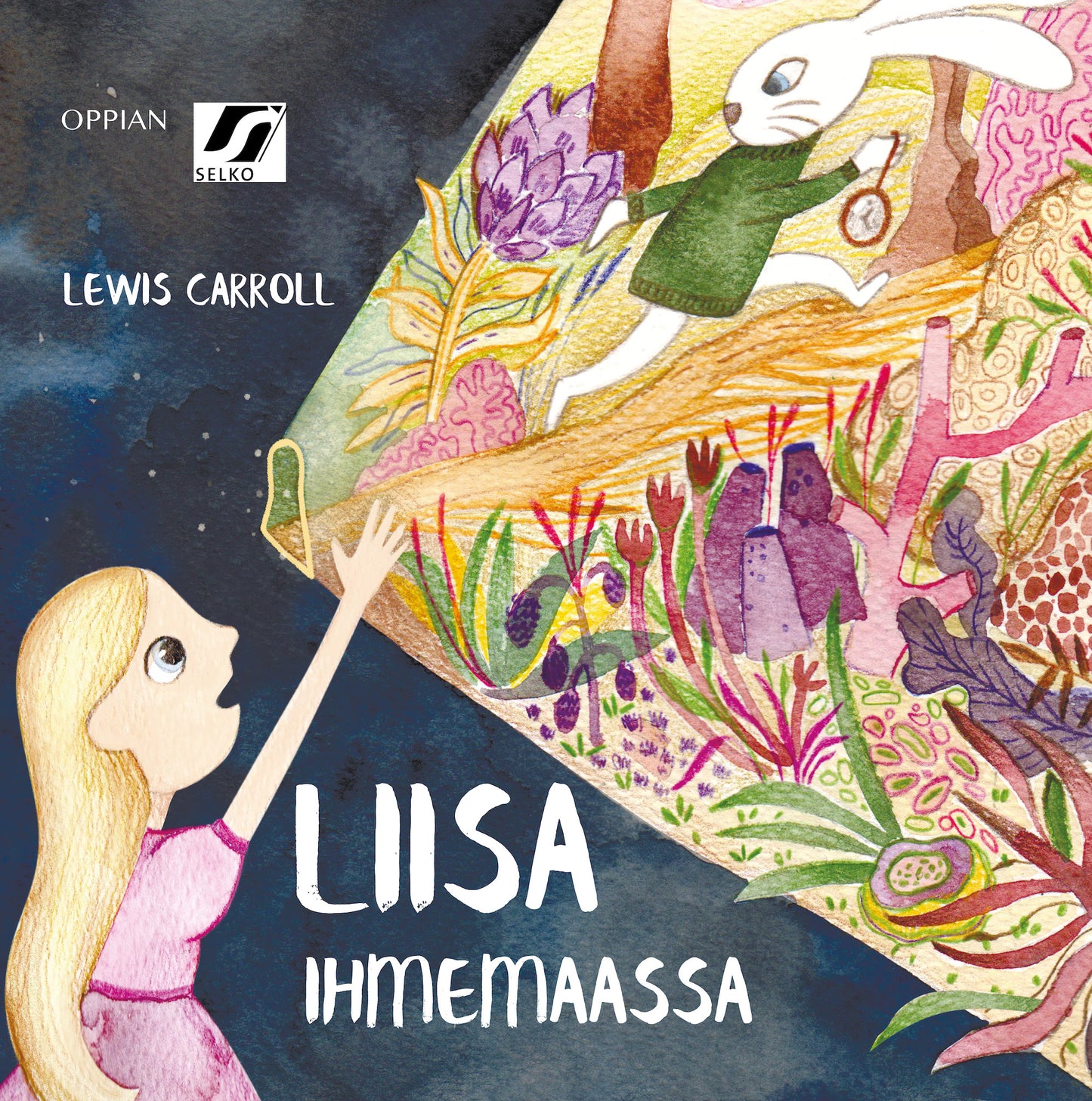 Liisa Ihmemaassa (selkokirja) – Ljudbok