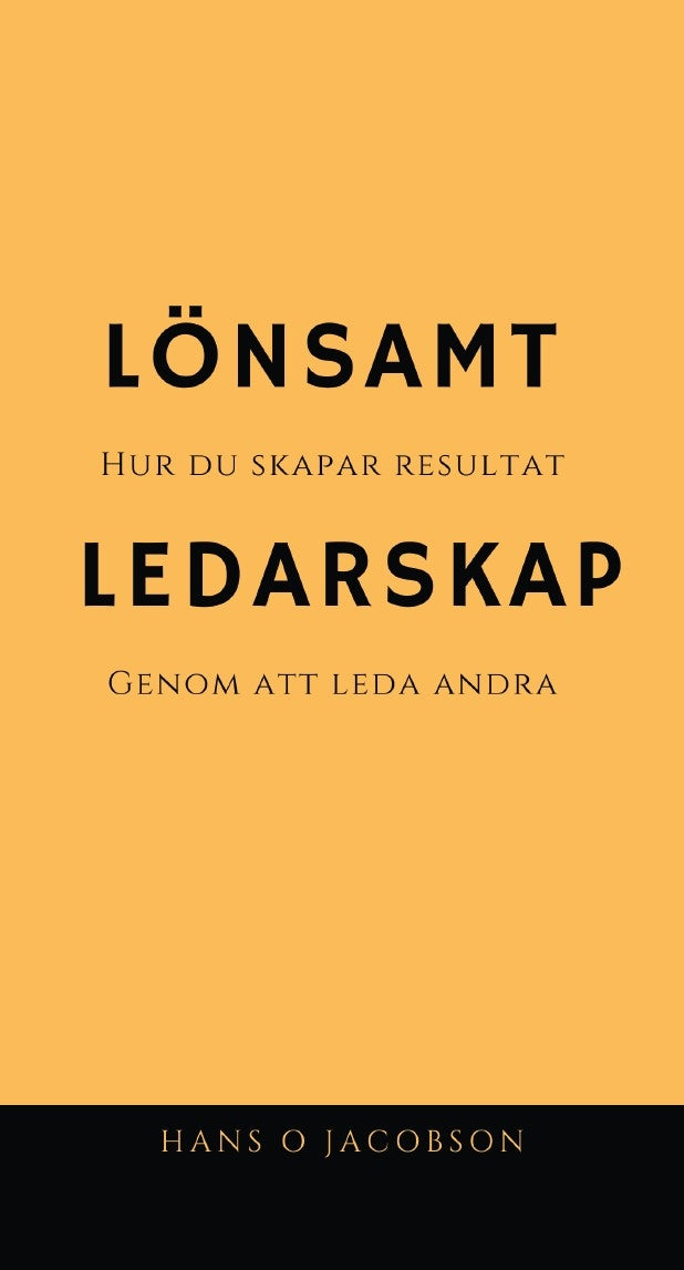 Lönsamt ledarskap – E-bok