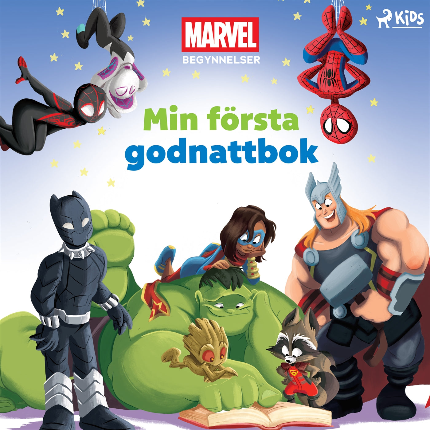 Marvel Begynnelser – Min första godnattbok – Ljudbok