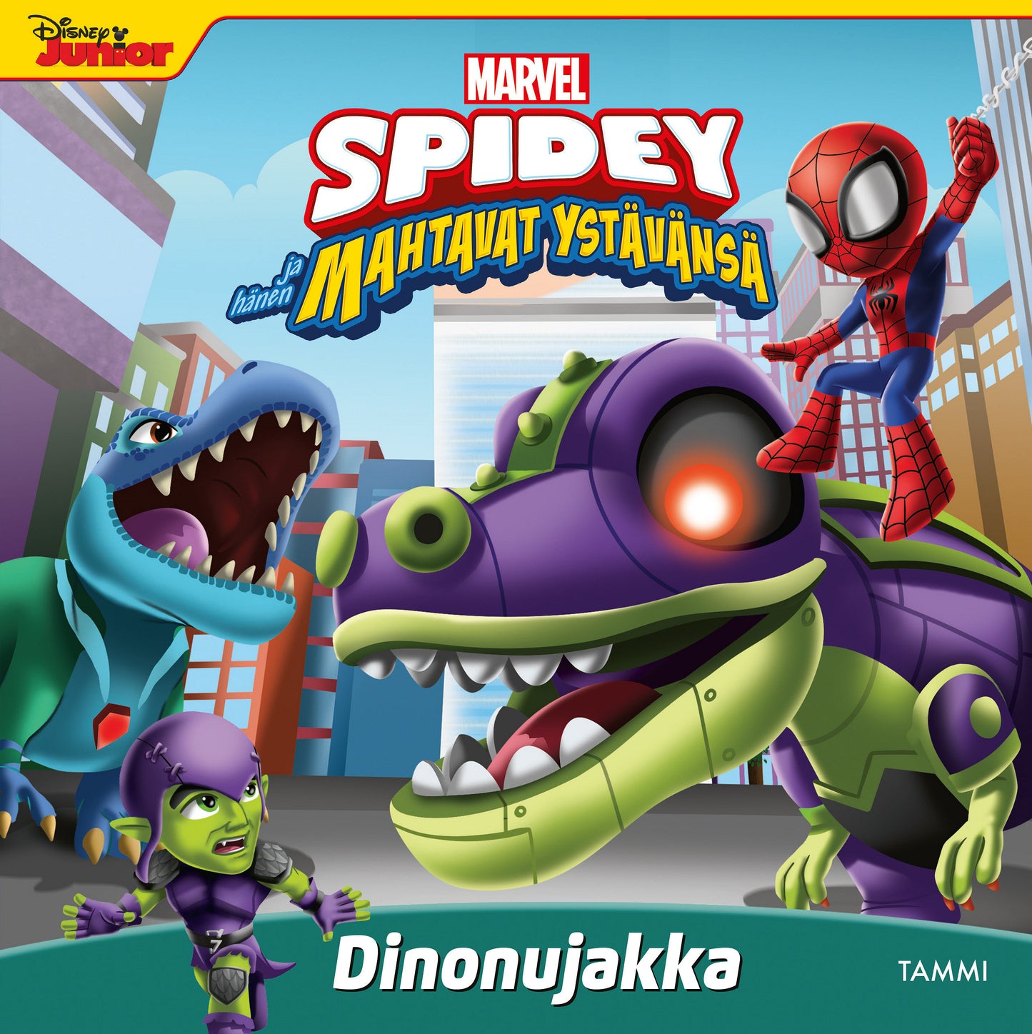 Marvel. Spidey ja hänen mahtavat ystävänsä. Dinonujakka – E-bok