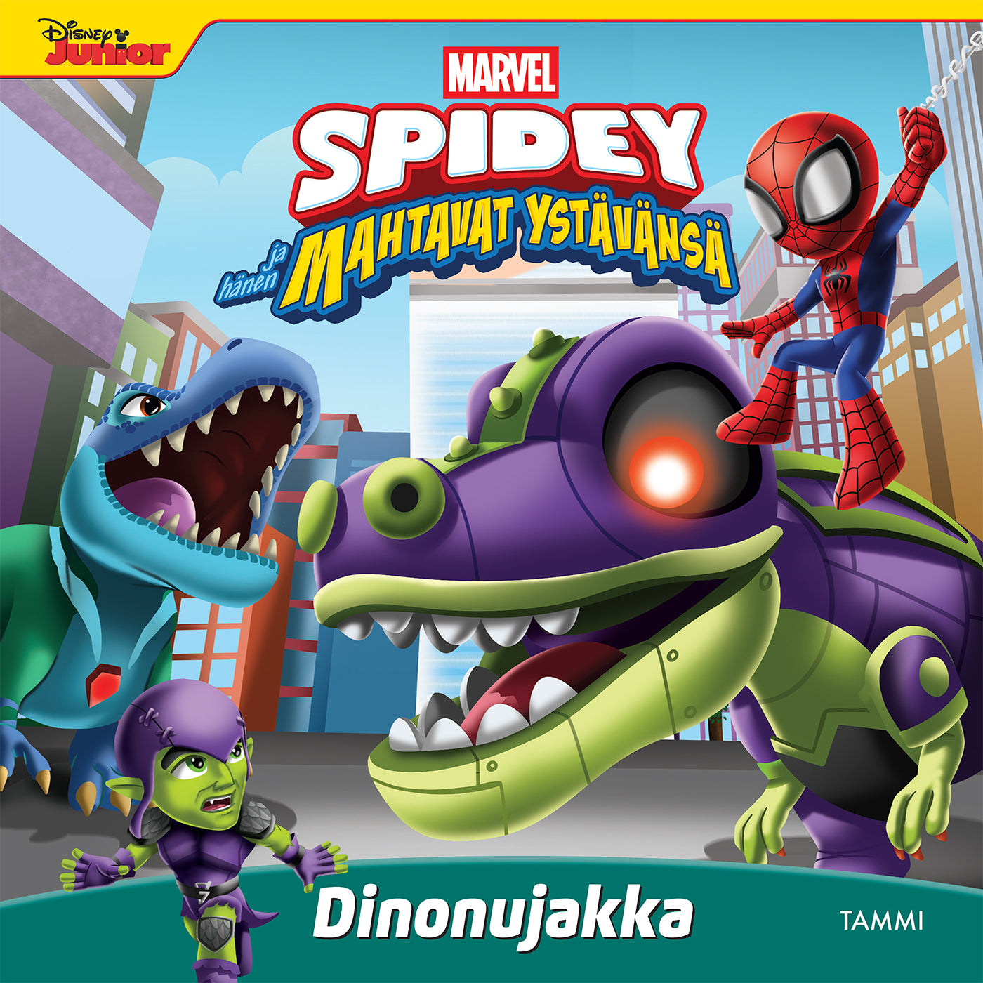 Marvel. Spidey ja hänen mahtavat ystävänsä. Dinonujakka – Ljudbok