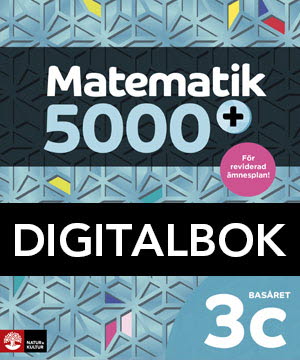 Matematik 5000 Kurs 3c Basåret Lärobok Digitalbok