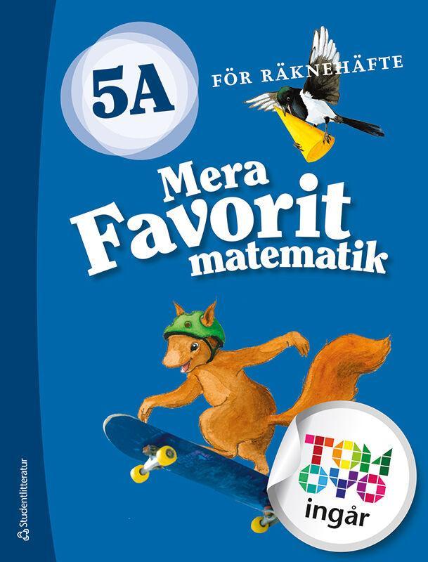 Mera Favorit matematik 5A för räknehäfte - Digital elevlicens 12 mån - Digibok