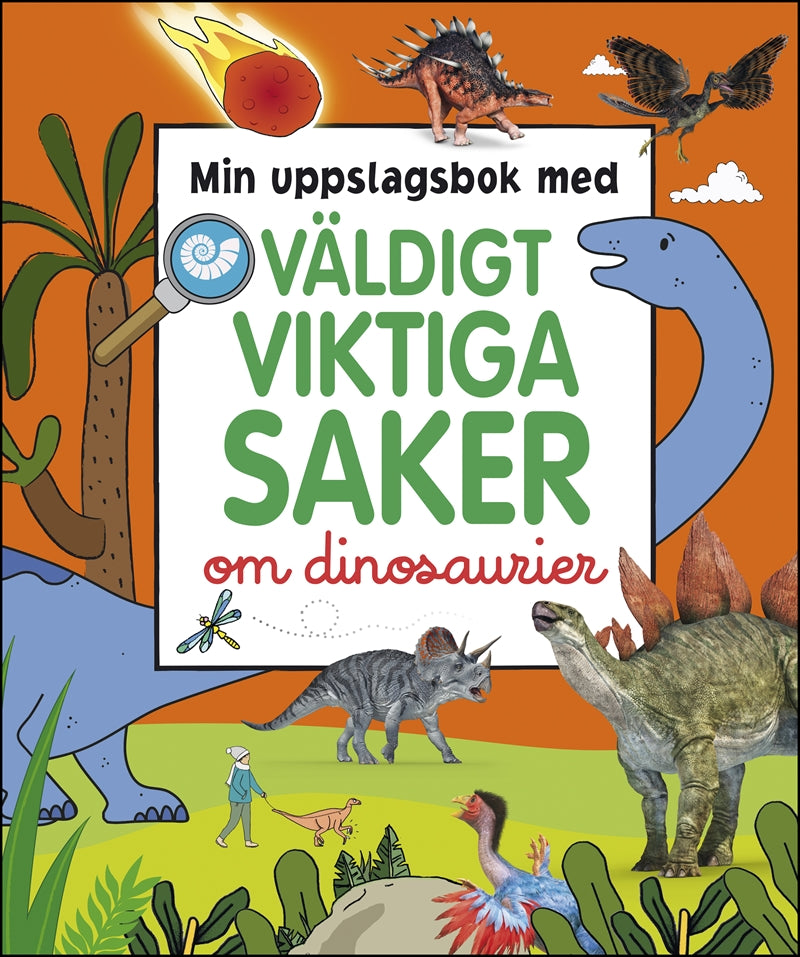Min uppslagsbok med väldigt viktiga saker om dinosaurier – E-bok