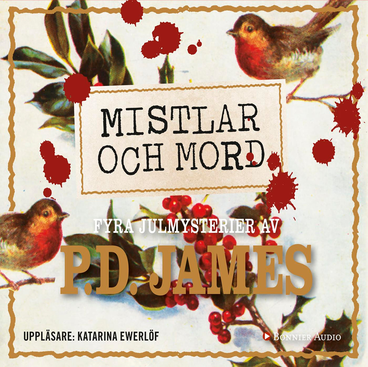 Mistlar och mord : fyra julmysterier – Ljudbok