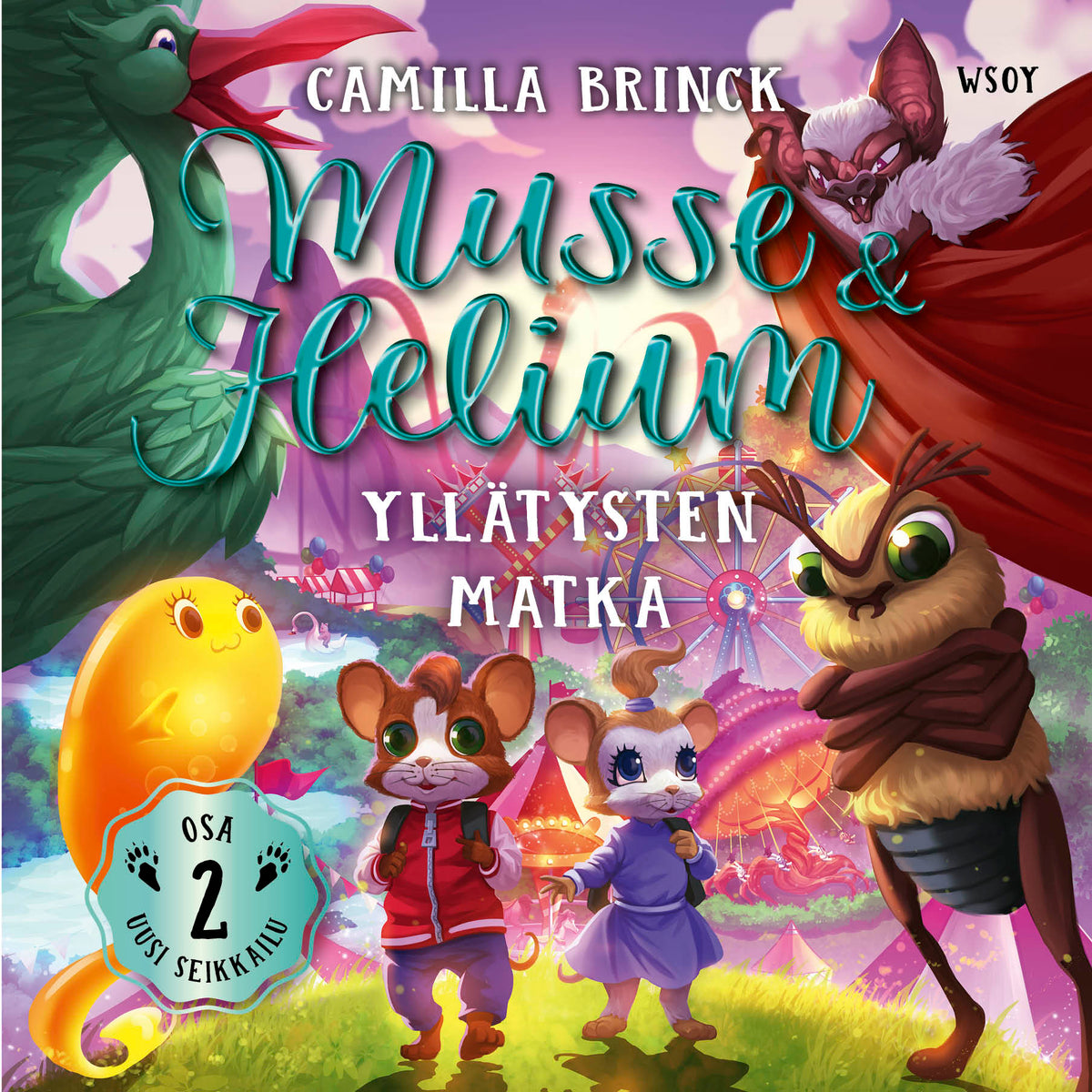 Musse ja Helium Uusi seikkailu 2: Yllätysten matka – Ljudbok